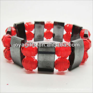 01B5009-1 / novos produtos para 2013 / hematita spacer pulseira de jóias / bracelete de hematita / pulseiras de saúde hematita magnético